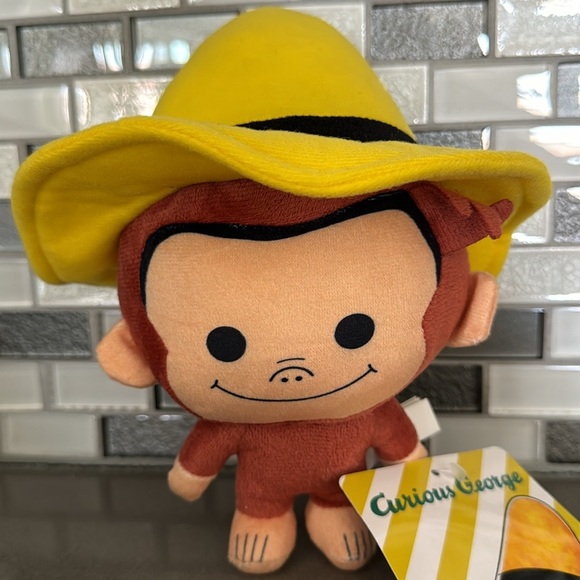 Curious George Yellow Hat Plush / Limited Edition / Kawaii / 8” / BRAND NEW - Picture 2 of 16